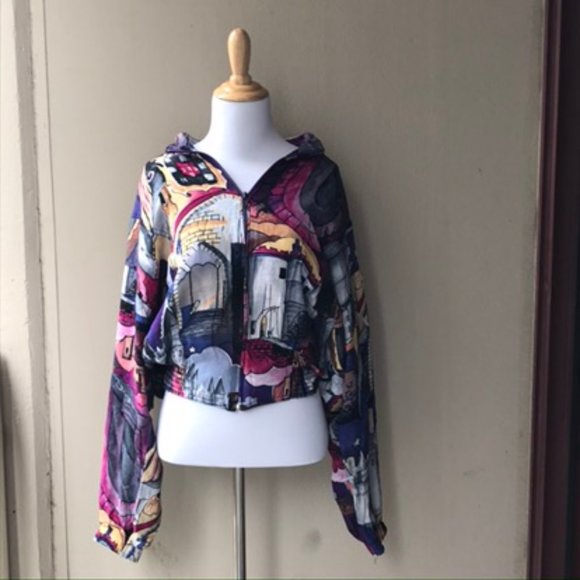 Vintage Ultimate 90s Medieval Scene Windbreaker - Picture 5 of 14